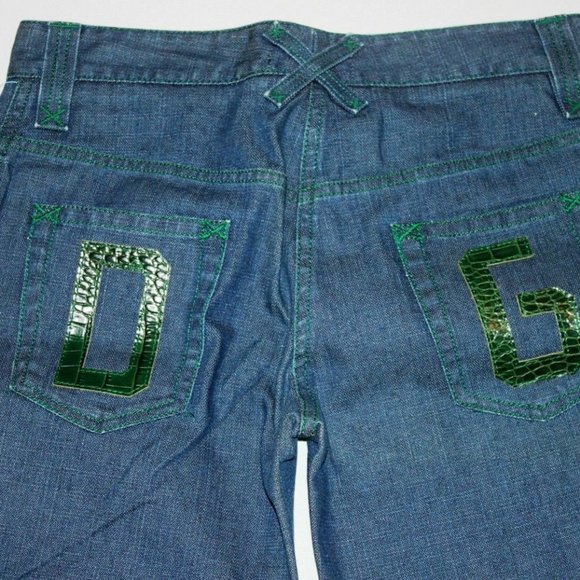 DOLCE & GABBANA  Denim D&G Jeans Wide Leg ITALY - Picture 2 of 4